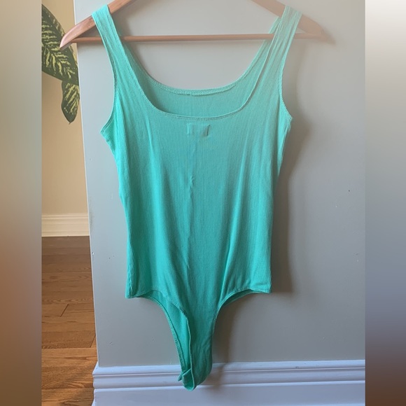 Aqua Tanktop Bodysuit, S - Picture 2 of 5